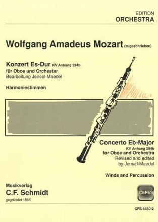 CFS4480-2 Konzert Es-Dur fr Oboe und Orchester Harmonie