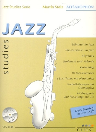 Jazz Studies (+CD): fr Altsaxophon