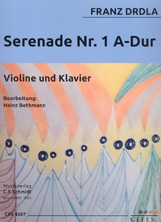 Serenade A-Dur Nr.1 fr Violine und Klavier