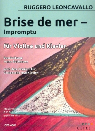 Brise de mer fr Violine und Klavier