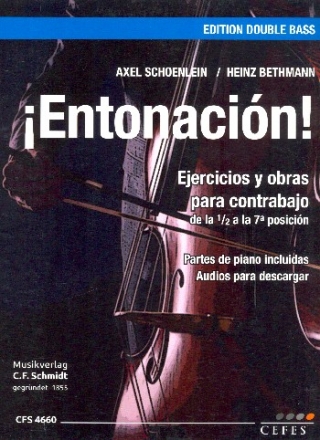 Intonation para contrabajo y piano partitury y partes (audios para descargar) (sp)