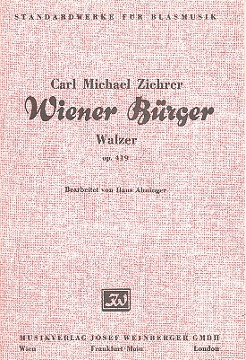 Wiener Brger op.419 fr Blasorchester Direktion und Stimmen