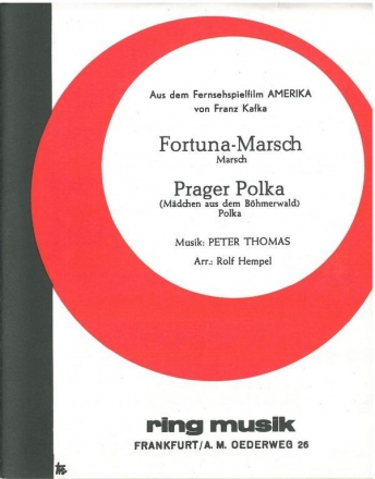 Fortuna-Marsch und Prager Polka fr Blasorchester Stimmen