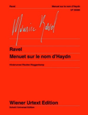 Menuet sur le nom d'Haydn fr Klavier