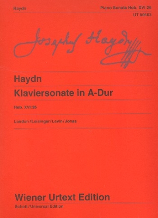 Sonate A-Dur HobXVI:26 fr Klavier