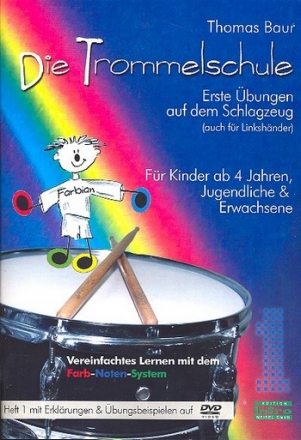 Die Trommelschule Band 1 (+DVD) fr Schlagzeug