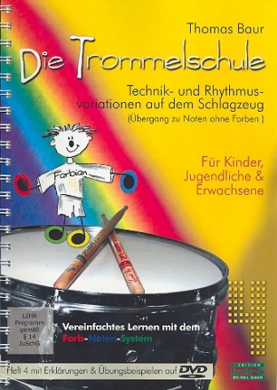 Die Trommelschule Band 4 (+DVD-Video) bungen in verschiedenen Taktarten