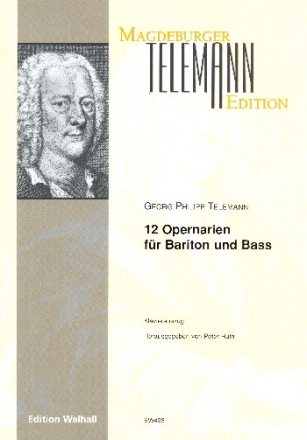 12 Opernarien fr Bariton (Bass) und Klavier