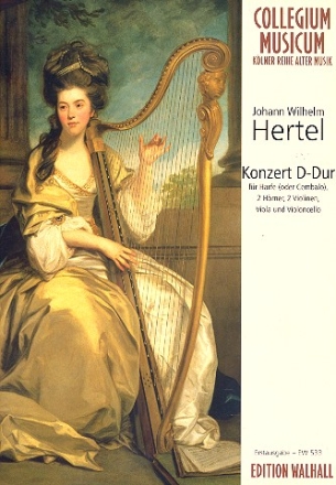 Konzert D-Dur fr Harfe (Cembalo), 2 Hrner, 2 Violinen, Viola und Violoncello Partitur