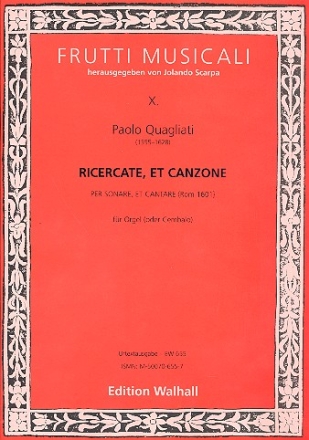 Ricercate et Canzone fr Orgel (Cembalo)