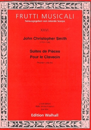 Suite de pices  vol.1 pour le clavecin