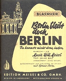 Berlin bleibt doch Berlin fr Blasmusik Stimmen