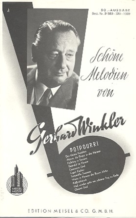 Schne Melodien von Gerhard Winkler: Potpourri  fr Salonorchester