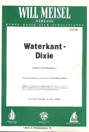 Waterkant-Dixie: Potpourri fr Klavier