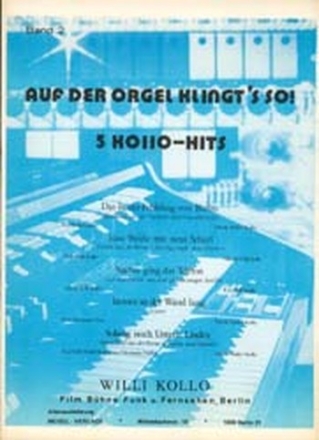 Auf der Orgel klingt's so Band 2 fr E-Orgel