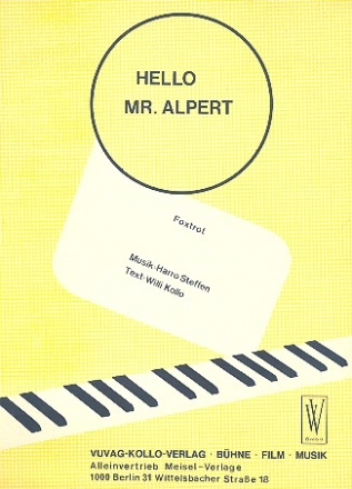 Hello Mr. Alpert fr Klavier