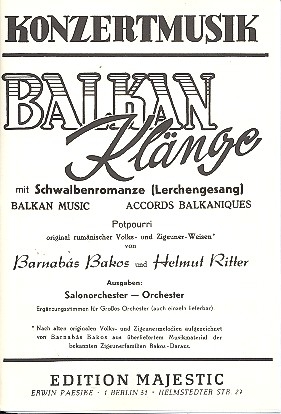 Balkan-Klnge fr Salonorchester