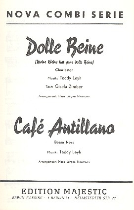 Dolle Beine   und  Cafe Antillano: fr Combo