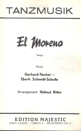 El Moreno: fr Salonorchster