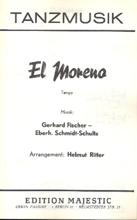 El Moreno: fr Salonorchster