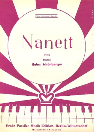 Nanett fr Klavier