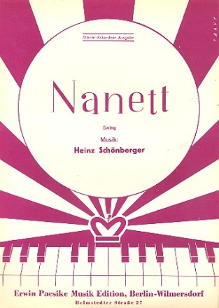 Nanett fr Klavier