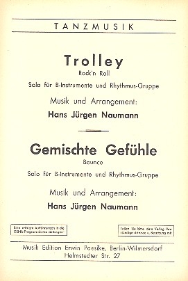 Trolley   und   Gemischte Gefhle: fr Combo