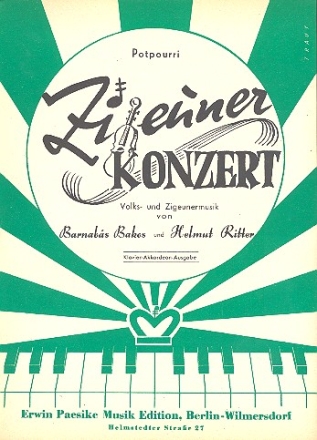 Zigeuner-Konzert fr Klavier