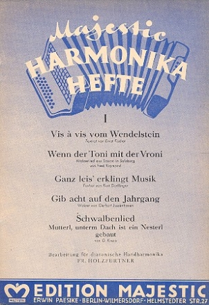 Schlagerheft Harmonika 