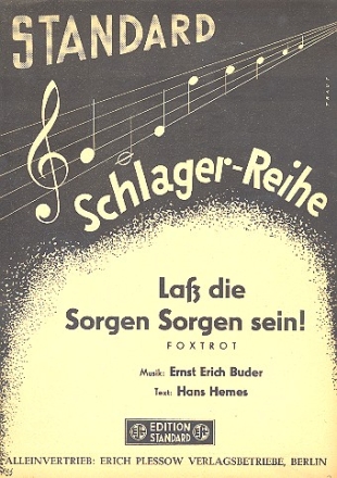 La die Sorgen Sorgen sein: fr Klavier