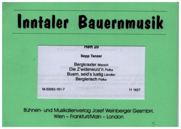 Inntaler Bauernmusik Band 20 f�r Blasorchester Stimmen
