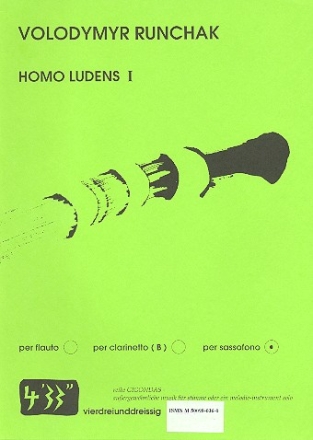 Homo ludens Nr.1 fr Altsaxophon