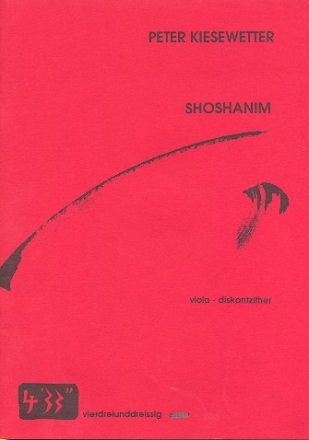 Shoshanim fr Viola und Diskantzither Partitur und Stimme