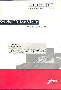 Sonate F-Dur Nr.12 fr Violine und Klavier Playalong-CD