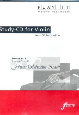 Sonate h-Moll Nr.1 fr Violine und Klavier Playalong-CD