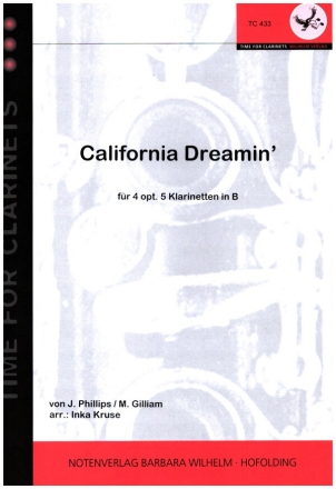 California Dreamin' fr 4-5 Klarinetten Partitur und Stimmen