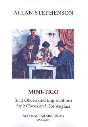 Mini-Trio  fr 2 Oboen und Englischhorn Partitur und Stimmen