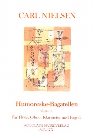 Humoreske-Bagatellen op.11  fr Flte, Oboe, Klarinette und Fagott Partitur und Stimmen