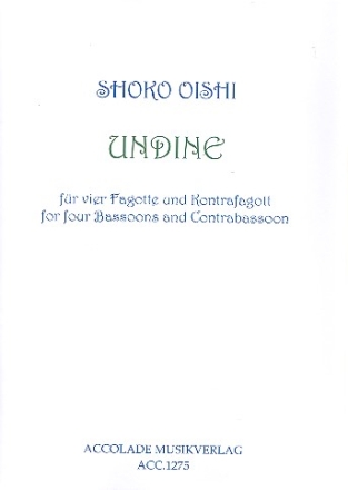 Undine fr 4 Fagotte und Kontrafagott Partitur und Stimmen