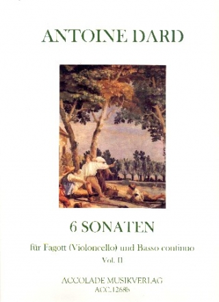 6 Sonaten Band 2 op.2 fr Fagott (Violoncello) und Bc Partitur und Stimmen