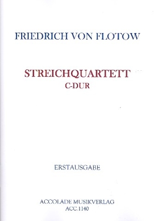 Streichquartett C-Dur Partitur und Stimmen