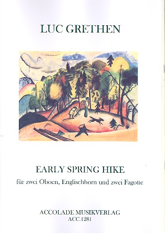 Early Spring Hike fr 2 Oboen, Englischhorn und 2 Fagotte Partitur und Stimmen