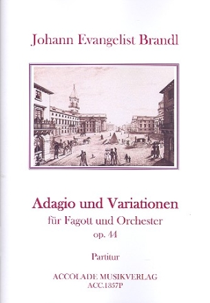 Adagio und Variationen op.44 fr Fagott und Orchester Partitur
