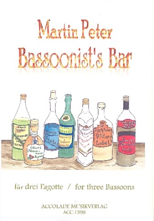 Bassoonist's Bar fr 3 Fagotte Partitur und Stimmen