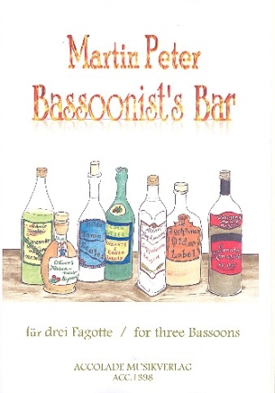 Bassoonist's Bar fr 3 Fagotte Partitur und Stimmen
