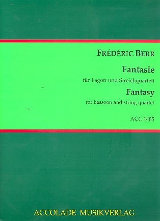 Fantasie B-Dur fr Fagott und Streichquartett Partitur und Stimmen