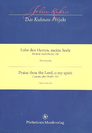 Lobe den Herren meine Seele fr gem Chor (SSATB) und Orchester Klavierauszug