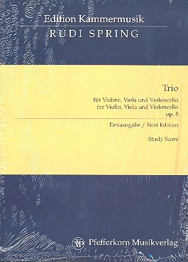 Trio op.8 fr Violine, Viola und Violoncello Studienpartitur