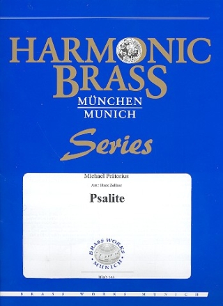 Psalite fr 2 Trompeten, Horn, Posaune und Tuba Partitur und Stimmen
