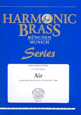 Air aus der Orchestersuite D-Dur Nr.3 BWV1068 fr 2 Trompeten, Horn, Posaune und Tuba Partitur und Stimmen